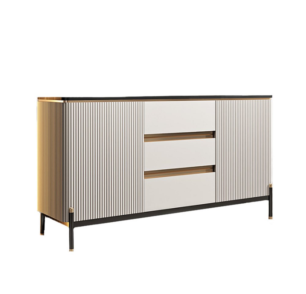 JVmoebel Kommode Weißes Sideboard Holz Schrank Möbel Einrichtung Anrichte Modern (1 St., Kommode), Made in Europa von JVmoebel
