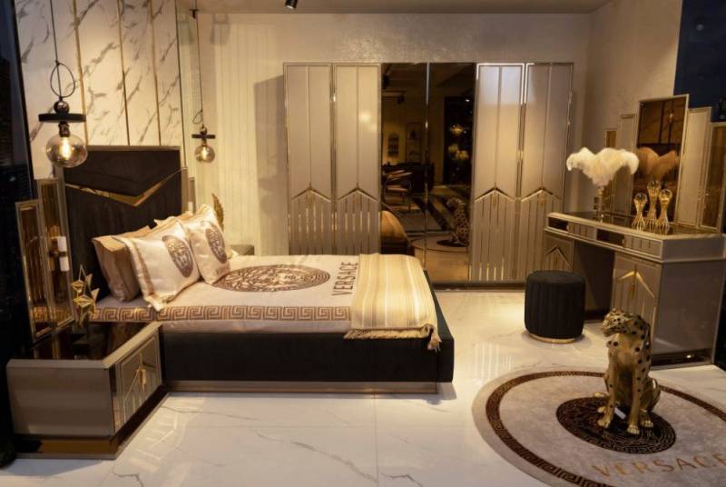 JVmoebel Komplettschlafzimmer Schlafzimmer Bett mit Nachttisch Garnitur – Modernes Möbel Set, Made in Europa JVmoebel Komplettschlafzimmer Schlafzimmer Bett mit Nachttisch Garnitur – Modernes Möbel Set, Made in Europa von JVmoebel