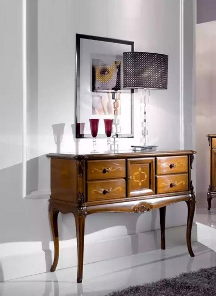 JVmoebel Konsolentisch Braun Konsole aus Holz – Italienische Kommode, Neuheit (1-St., Konsolentisch), Made in Europa von JVmoebel