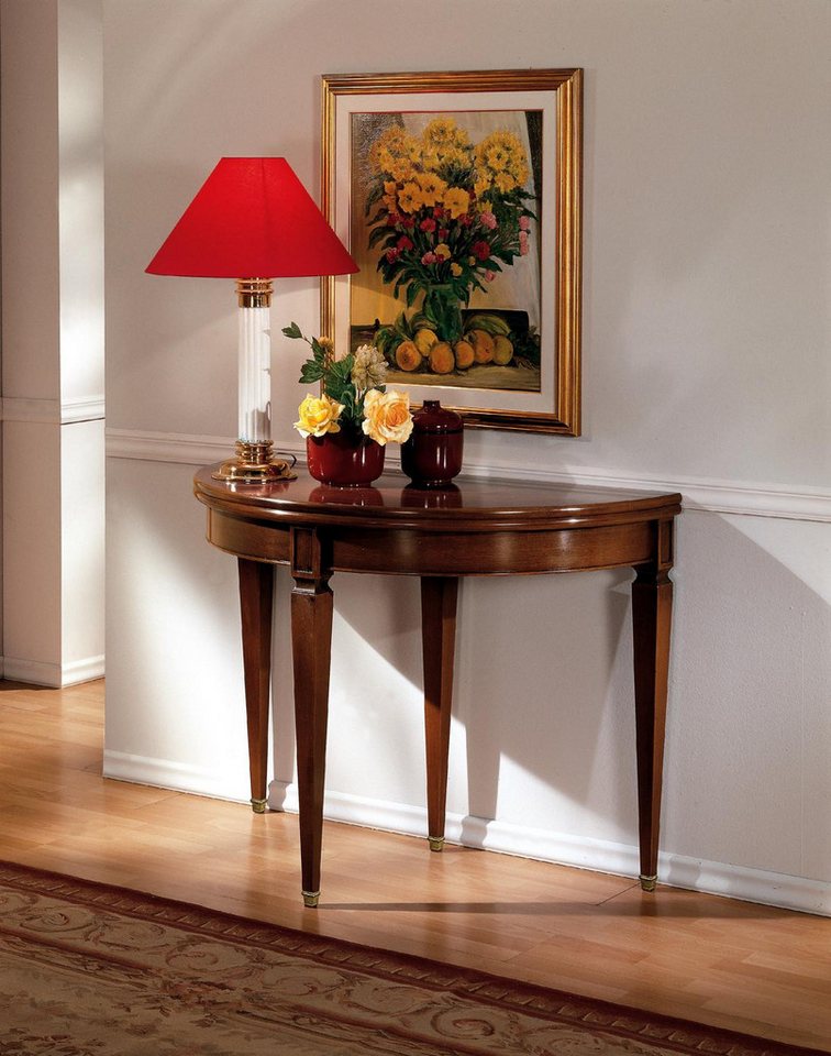 JVmoebel Konsolentisch Braune Holz Konsole - Eleganter Schminktisch für Ihr Zuhause, Made in Europa von JVmoebel