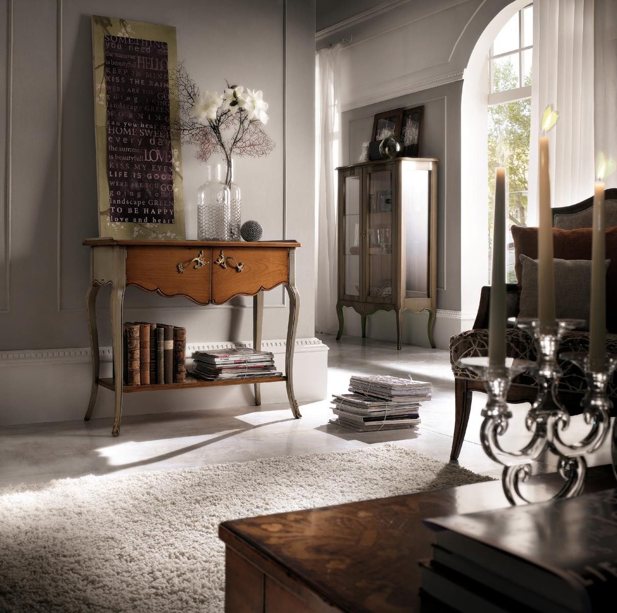 JVmoebel Konsolentisch Braune Holzkonsole Flurtisch Telefontisch Beistelltisch, Made in Europa JVmoebel Konsolentisch Braune Holzkonsole Flurtisch Telefontisch Beistelltisch, Made in Europa von JVmoebel