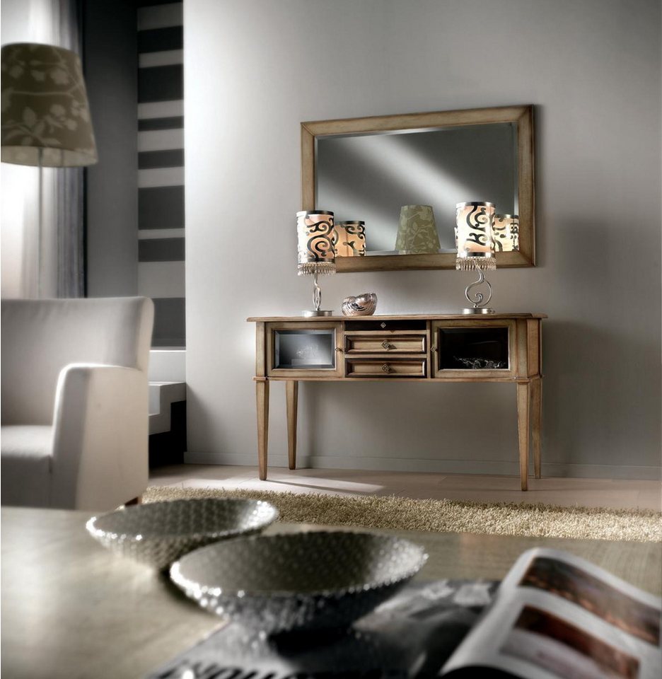 JVmoebel Konsolentisch Braune Spiegelkonsole im Landhausstil für Schminke und Pflege, Made in Europa JVmoebel Konsolentisch Braune Spiegelkonsole im Landhausstil für Schminke und Pflege, Made in Europa von JVmoebel