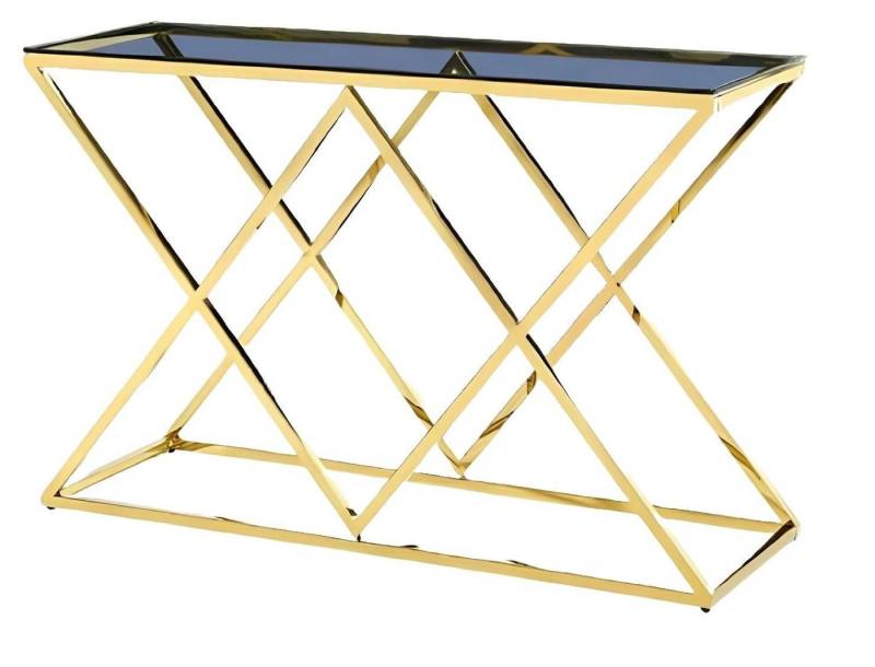 JVmoebel Konsolentisch Designer Konsolentisch Gold Wohnzimmertisch Luxus Möbel Beistelltisch (1-St., Konsolentisch), Made in Europa von JVmoebel