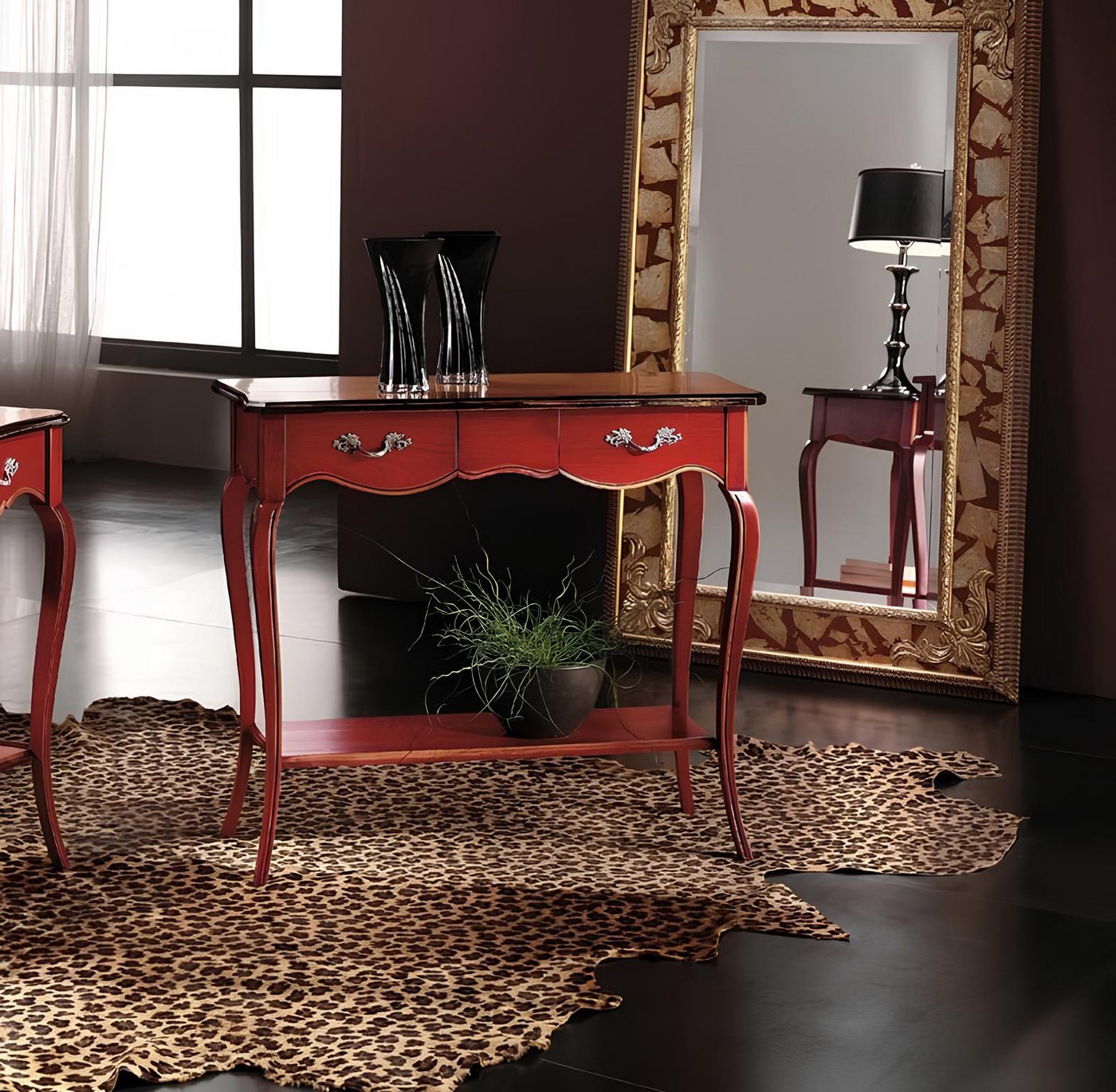 JVmoebel Konsolentisch Holz Beistelltisch Konsole Wandtisch Möbel Braun Tische, Made in Europa JVmoebel Konsolentisch Holz Beistelltisch Konsole Wandtisch Möbel Braun Tische, Made in Europa von JVmoebel