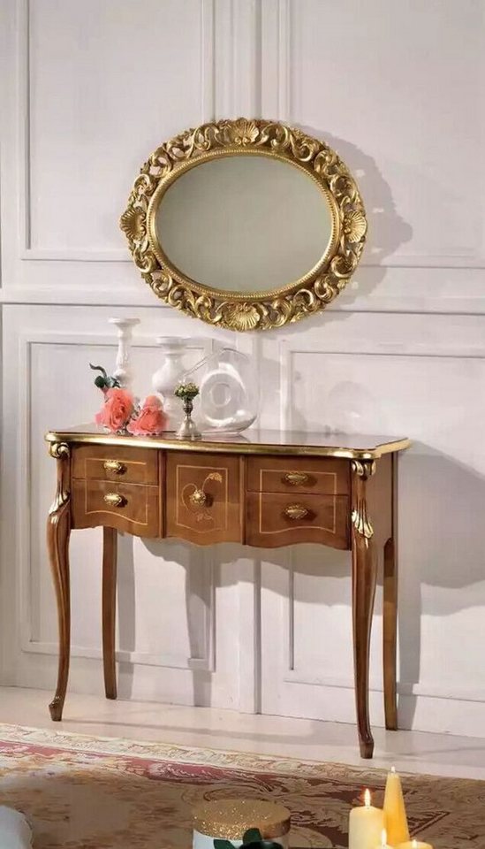 JVmoebel Konsolentisch Klassischer Konsolentisch Brauner Holztisch Wohnzimmer Möbel (1-St., Nur Konsolentisch), Made in Europa von JVmoebel