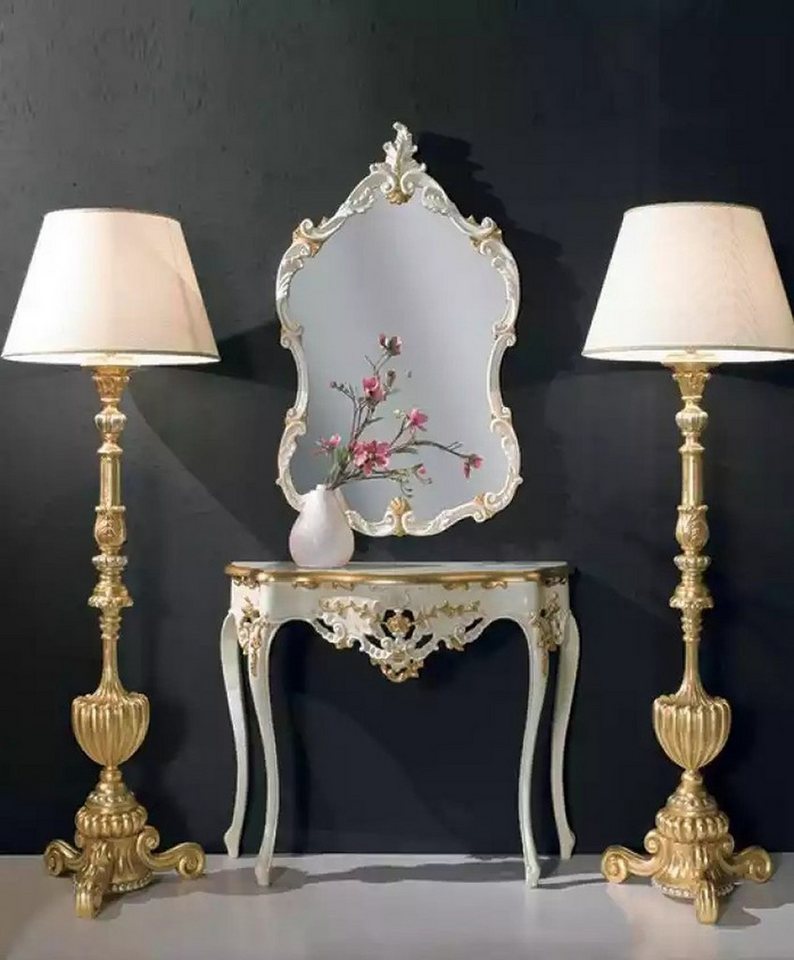 JVmoebel Konsolentisch Klassischer Konsolentisch mit Spiegel für dein Wohnzimmer (2-St., 1x Konsole + 1x Spiegel), Made in Europa von JVmoebel