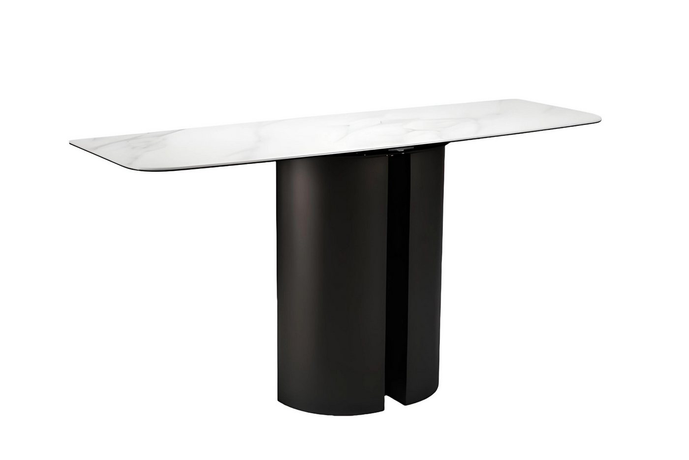 JVmoebel Konsolentisch Weiß Konsolentisch Holz Modern Möbel Schwarz Tisch Stil Design (1-St., Konsolentisch), Made in Europa von JVmoebel