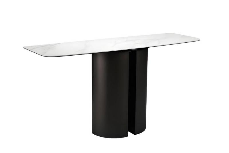 JVmoebel Konsolentisch Weiß Konsolentisch Holz Modern Möbel Schwarz Tisch Stil Design (1-St., Konsolentisch), Made in Europa von JVmoebel