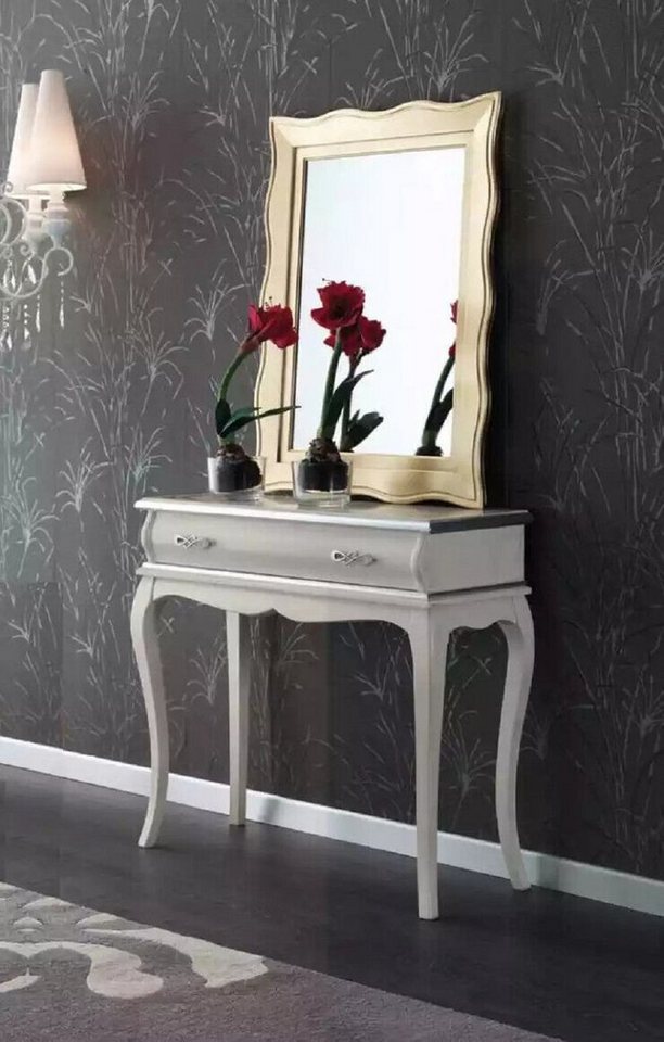 JVmoebel Konsolentisch Weißer Designer Konsolentisch Klassischer Holztisch Schlafzimmer Möbel (1-St., Nur Konsolentisch), Made in Europa von JVmoebel