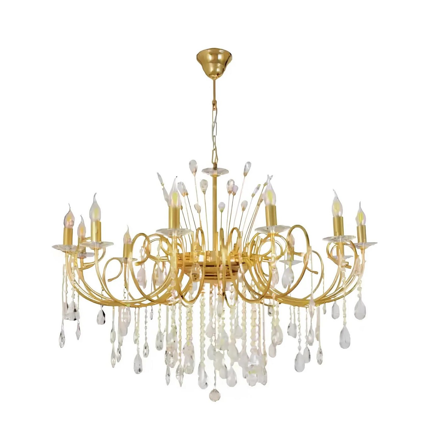 JVmoebel Kronleuchter Design Deckenleuchte Leuchten Möbel Lampen Deckenleuchten Kronleuchter, Leuchtmittel wechselbar, Made in Europa von JVmoebel