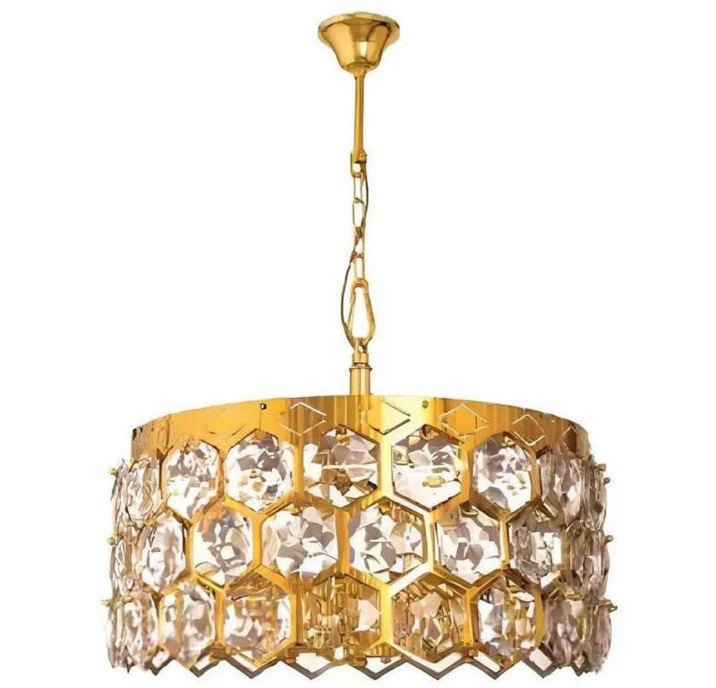 JVmoebel Hängeleuchte Kristall Deckenlampe Lüster – Design Kronleuchter Wohnzimmer, Leuchtmittel wechselbar, Made in Europa von JVmoebel