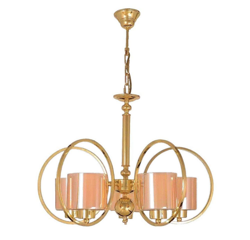 JVmoebel Kronleuchter Golden Deckenlampe Hänge Beleuchtung Wohnzimmer neu Luster Glas Luxus, Leuchtmittel wechselbar, Made in Europa JVmoebel Kronleuchter Golden Deckenlampe Hänge Beleuchtung Wohnzimmer neu Luster Glas Luxus, Leuchtmittel wechselbar, Made in Europa von JVmoebel