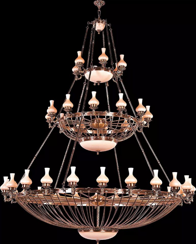 JVmoebel Kronleuchter Große Kronleuchter Luxus Lampen xxl Deckenleuchte 250x300, Leuchtmittel wechselbar, Made in Europa von JVmoebel
