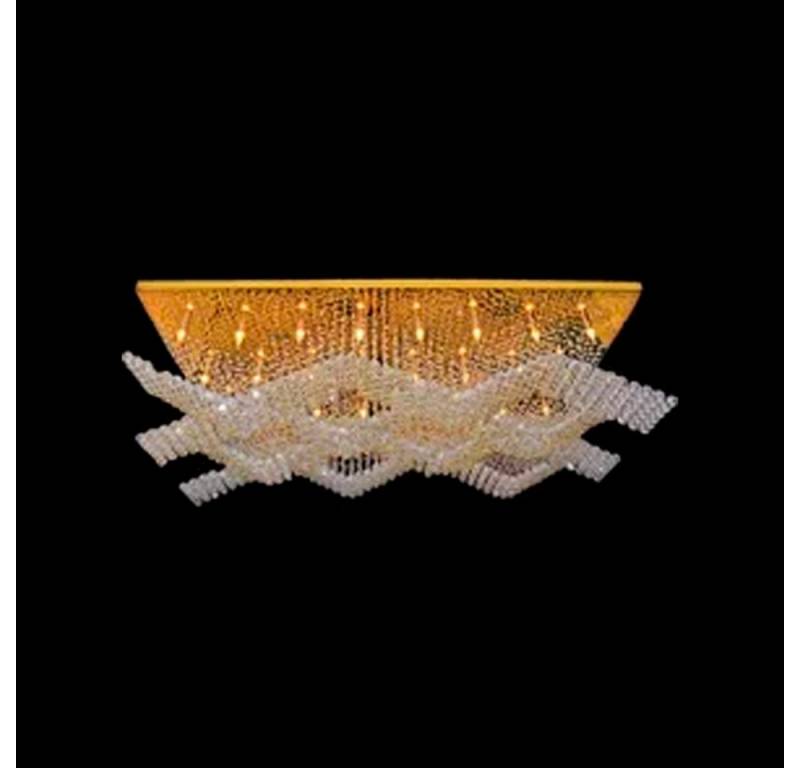 JVmoebel Kronleuchter Große Leuchte Lampe Luxus Lampen xxl Deckenleuchte 100x200cm, Leuchtmittel wechselbar, Made in Europa von JVmoebel