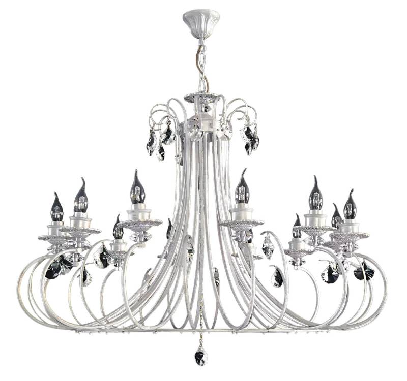 JVmoebel Kronleuchter Hängeleuchte Kronleuchter Kristalllampe Deckenleuchte 80x70, Leuchtmittel wechselbar, Made in Europa von JVmoebel