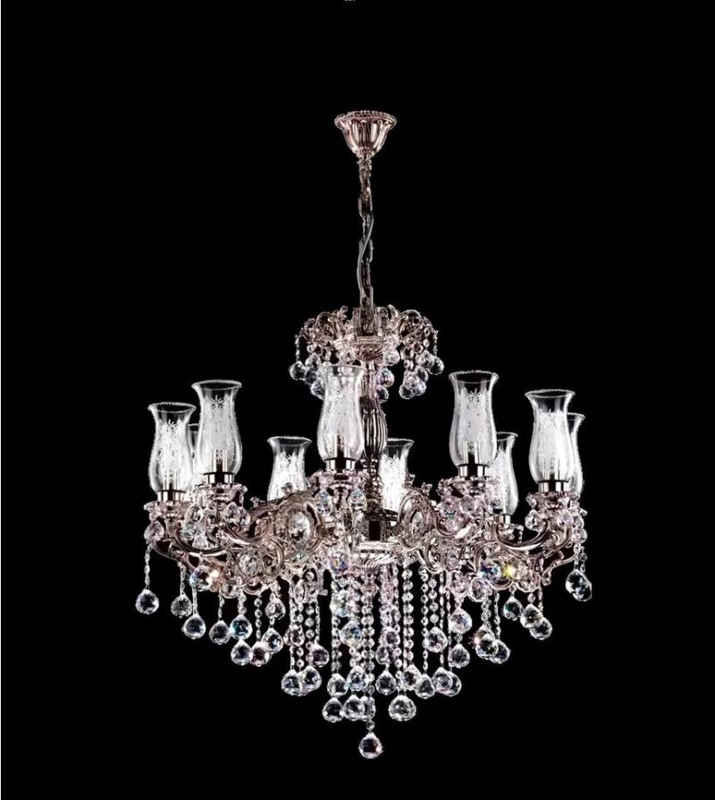 JVmoebel Kronleuchter Klassisch Kronleuchter Deckenleuchte Wohnzimmer Kristall Lampe, Leuchtmittel wechselbar, Made in Europa von JVmoebel