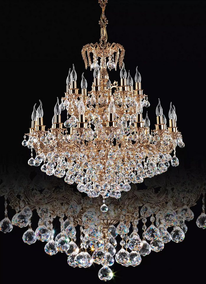 JVmoebel Kronleuchter Klassische Kronleuchter Kristall Deckenleuchte Pendelleuchte Lampe, Leuchtmittel wechselbar, Made in Europa von JVmoebel