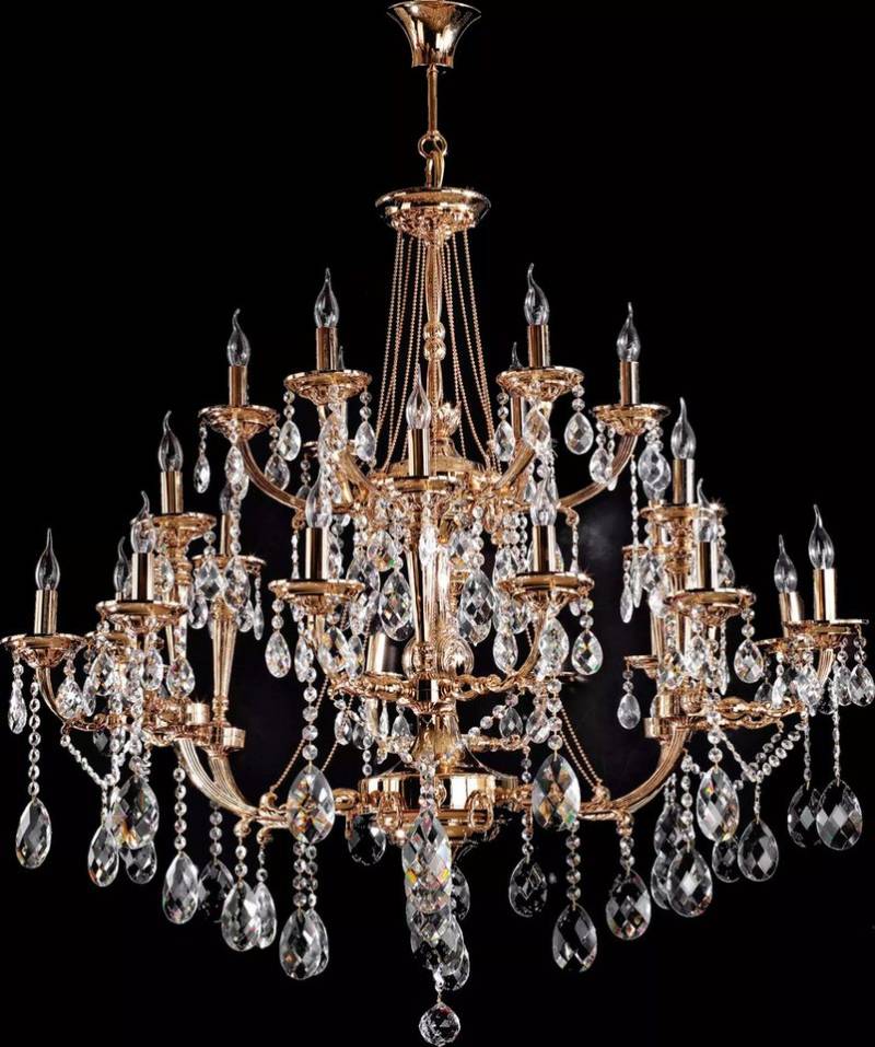 JVmoebel Kronleuchter Königlicher Kronleuchter Deckenleuchte Lampe Leuchte Wohnzimmer, Made in Europa von JVmoebel