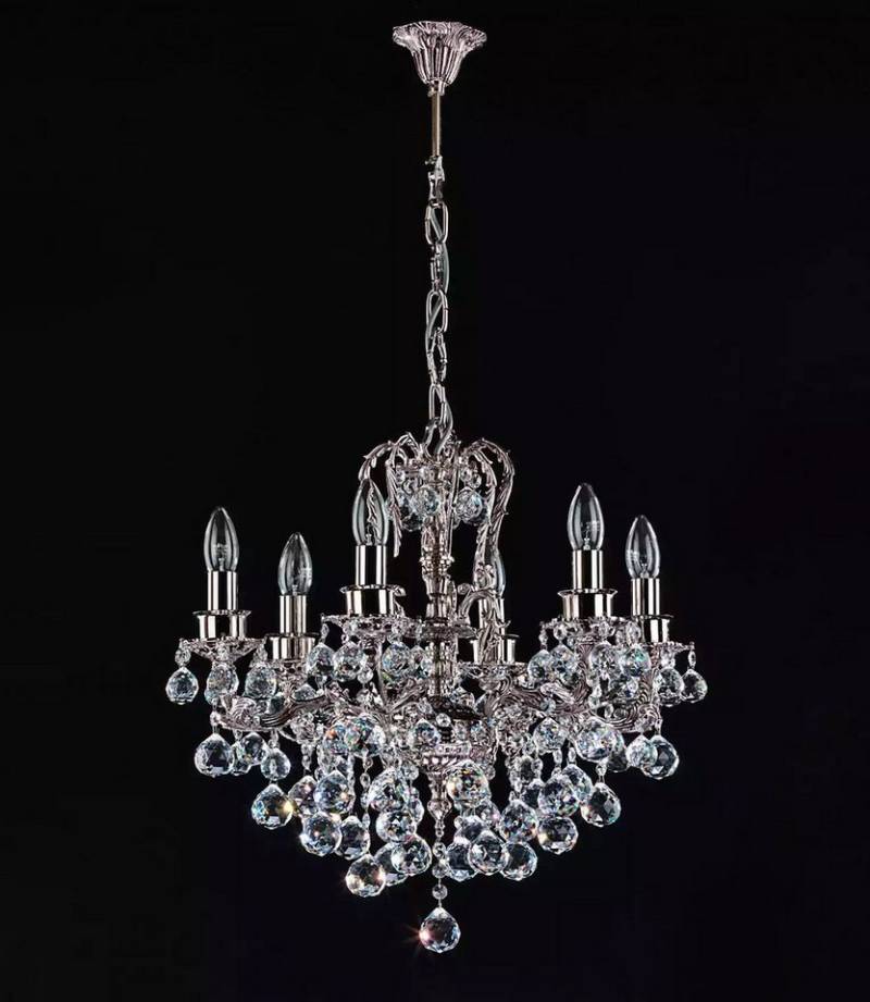 JVmoebel Kronleuchter Kristall Kronleuchter Deckenleuchte Lampe Hängeleuchte Wohnzimmer, Leuchtmittel wechselbar, Made in Europa von JVmoebel
