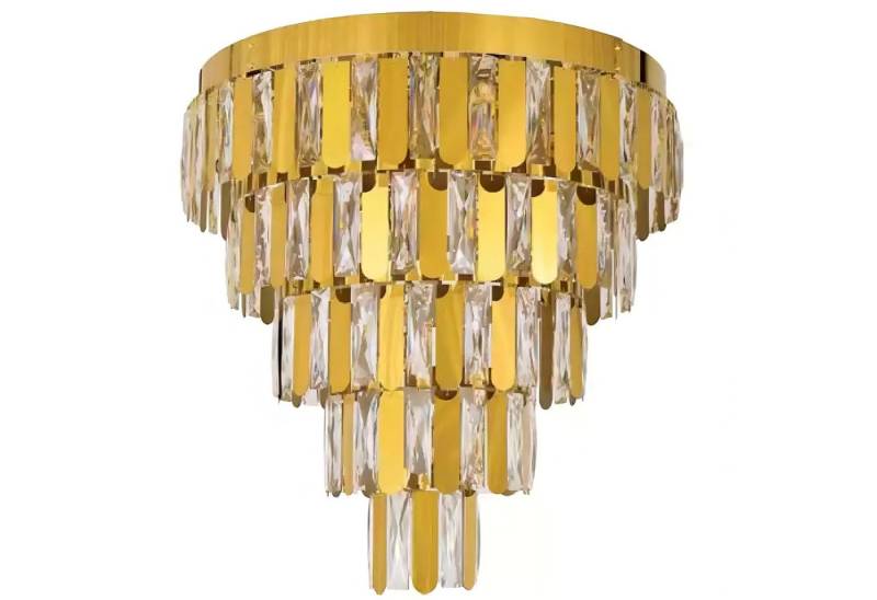 JVmoebel Hängeleuchte Kristall Kronleuchter Deckenleuchte Luxus Wohnzimmer Leuchter, Leuchtmittel wechselbar, Made in Europa von JVmoebel