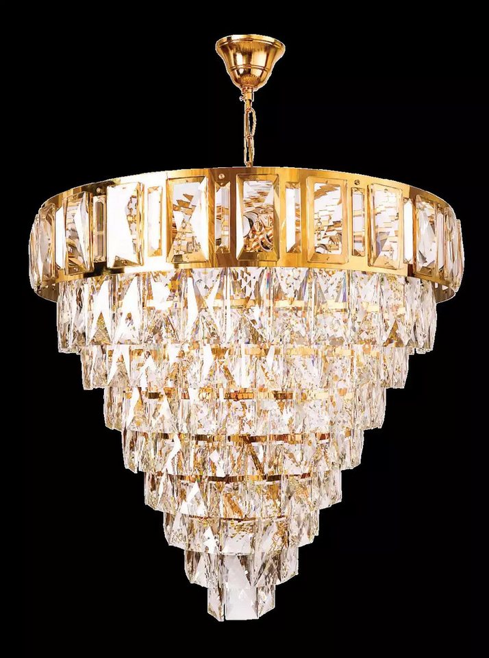 JVmoebel Kronleuchter Kristall Kronleuchter Deckenleuchter Luxus Deckenlampe Lüster 80x90cm, Leuchtmittel wechselbar, Made in Europa JVmoebel Kronleuchter Kristall Kronleuchter Deckenleuchter Luxus Deckenlampe Lüster 80x90cm, Leuchtmittel wechselbar, Made in Europa von JVmoebel