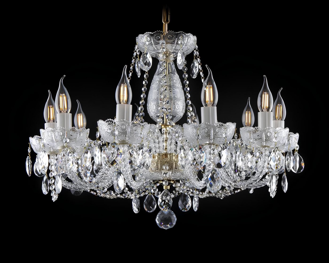 JVmoebel Kronleuchter Kristall Kronleuchter Hängeleuchte Elite Bohemia Neu Deckenleuchte, Transparent-Amber, Made in Europa JVmoebel Kronleuchter Kristall Kronleuchter Hängeleuchte Elite Bohemia Neu Deckenleuchte, Transparent-Amber, Made in Europa von JVmoebel