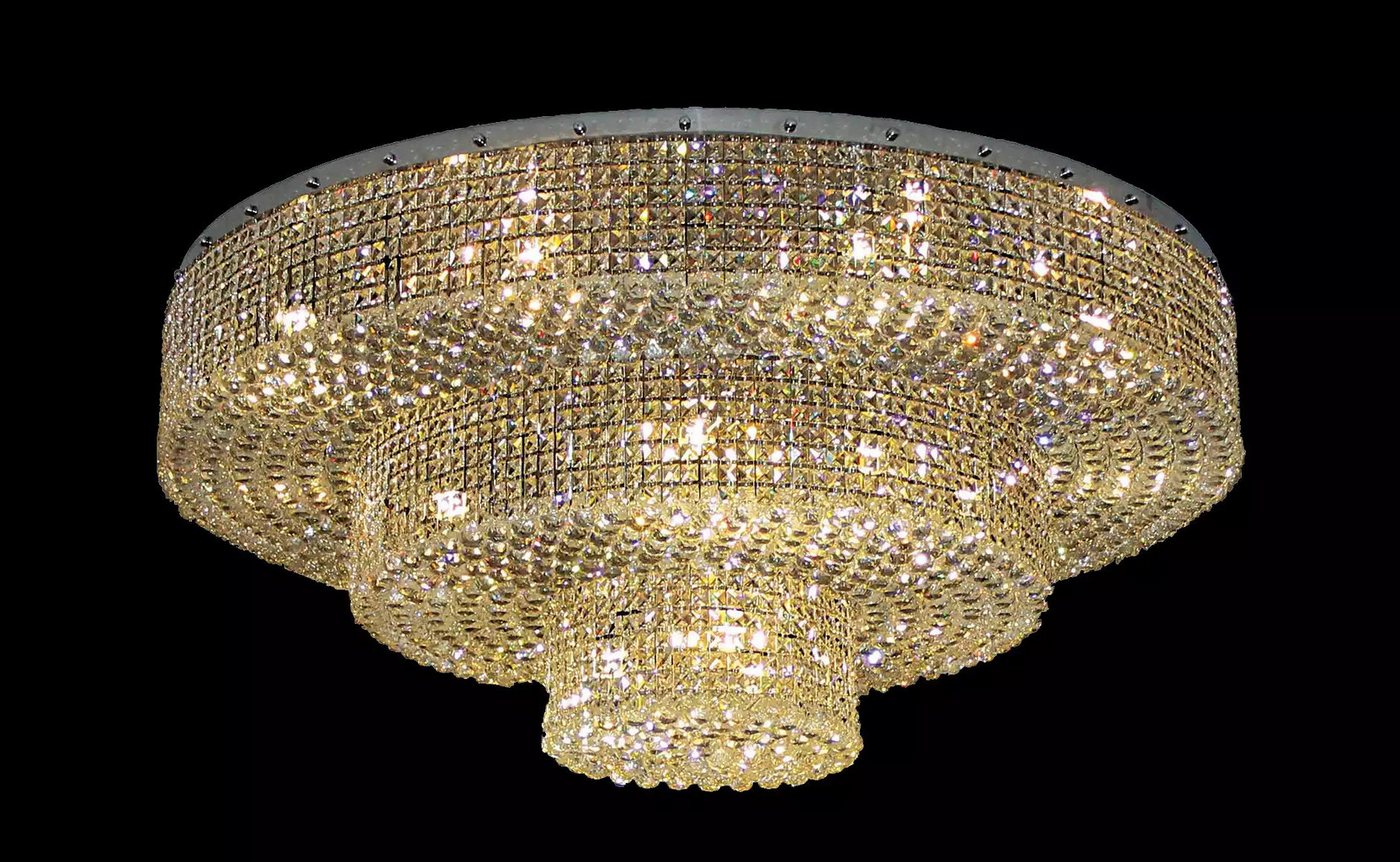 JVmoebel Kronleuchter Kristall Kronleuchter Lampen Leuchten Deckenleuchte Lampe 150x55, Leuchtmittel wechselbar, Made in Europa von JVmoebel