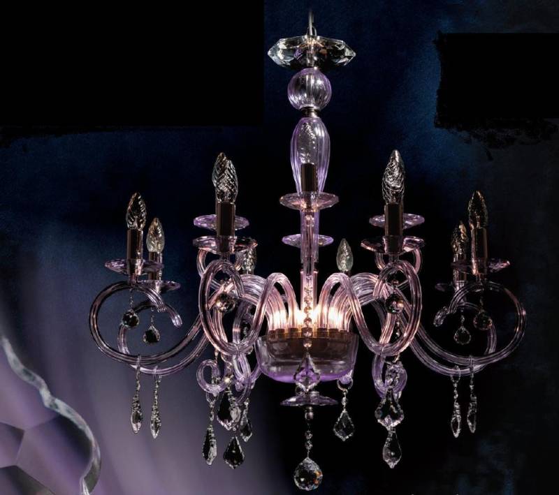 JVmoebel Kronleuchter Kristall Kronleuchter Luster Hängeleuchte Leuchte Bohemia Lampe, Warmweiß, Made in Europa von JVmoebel