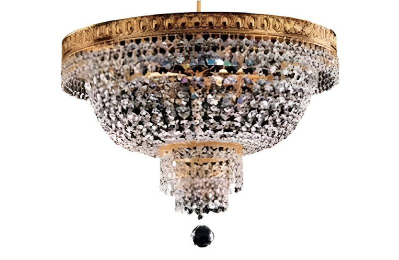 JVmoebel Kronleuchter Kristall Lüster Deckenleuchter Luxus Gold Kronleuchter Deckenlampe, Leuchtmittel wechselbar, Made in Europa JVmoebel Kronleuchter Kristall Lüster Deckenleuchter Luxus Gold Kronleuchter Deckenlampe, Leuchtmittel wechselbar, Made in Europa von JVmoebel