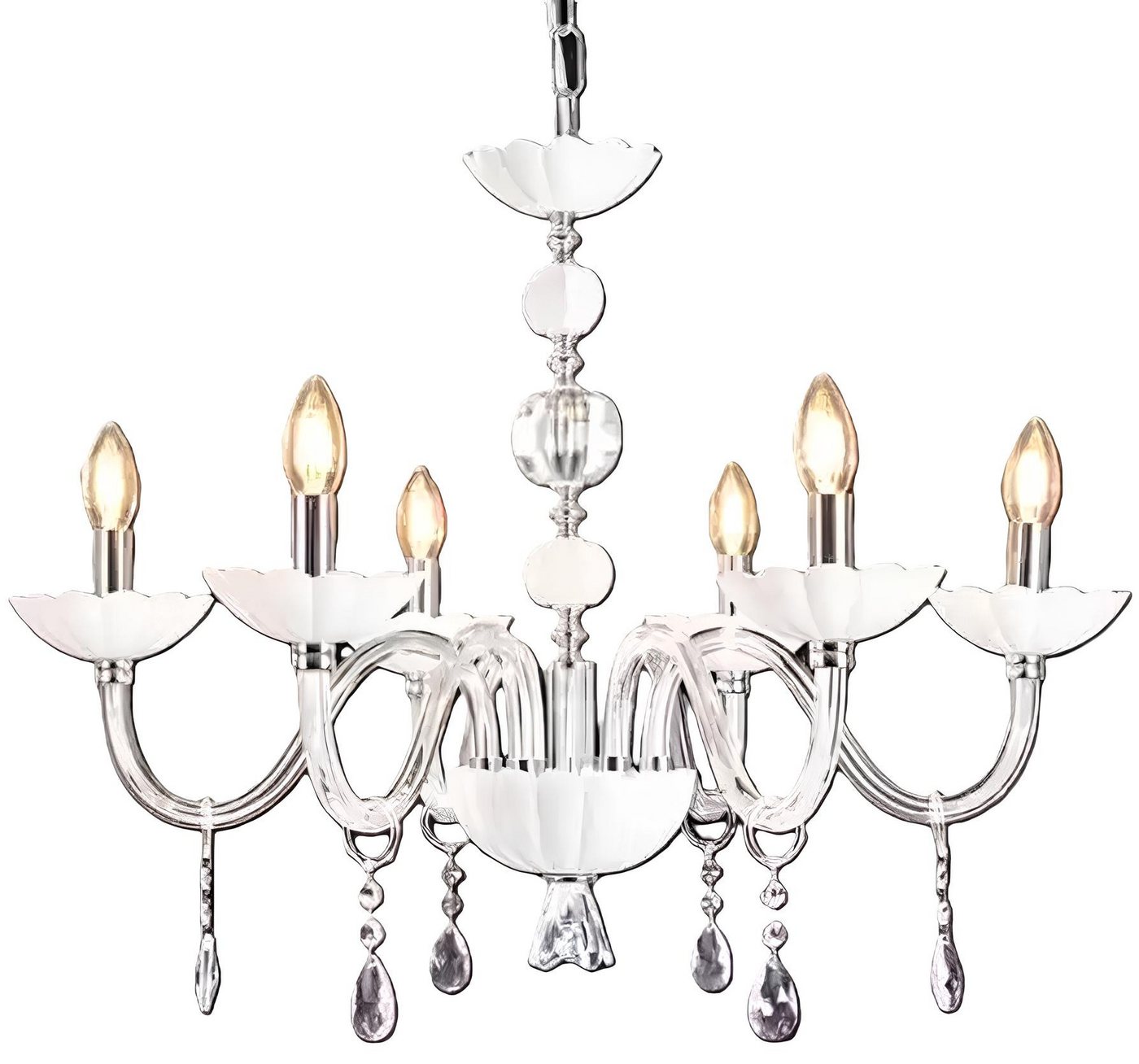 JVmoebel Kronleuchter Kristallkronleuchter Deckenleuchte Zeus Weiße Deckenleuchte Lampe, Leuchtmittel wechselbar, Made in Europa JVmoebel Kronleuchter Kristallkronleuchter Deckenleuchte Zeus Weiße Deckenleuchte Lampe, Leuchtmittel wechselbar, Made in Europa von JVmoebel