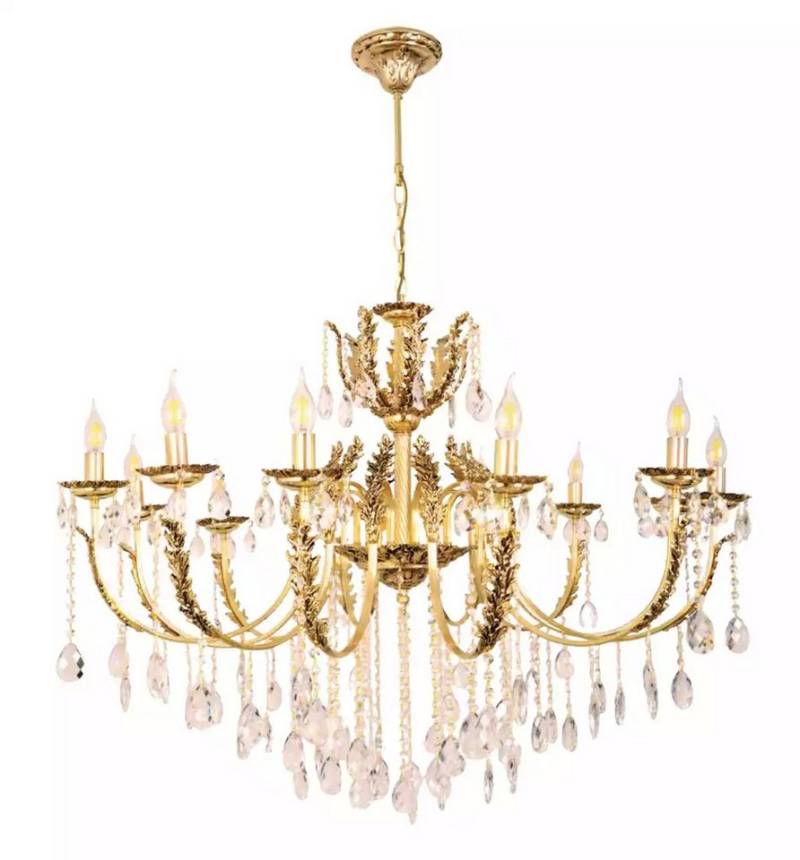 JVmoebel Kronleuchter Kristalllampe Hängeleuchte Kronleuchter Lampen Deckenleuchte 113x140, Leuchtmittel wechselbar, Made in Europa von JVmoebel