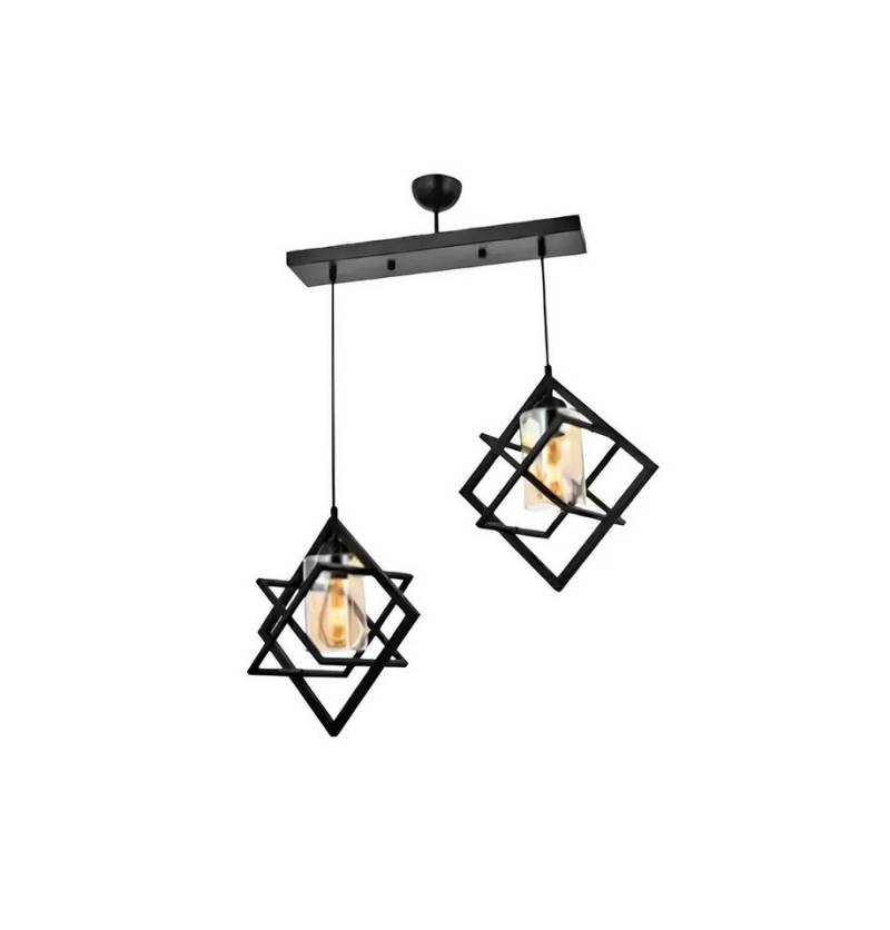 JVmoebel Kronleuchter Deckenleuchte LED Lampen Wohnzimmer glänzendem Glas wechselbar, Leuchtmittel wechselbar, Made in Europa von JVmoebel