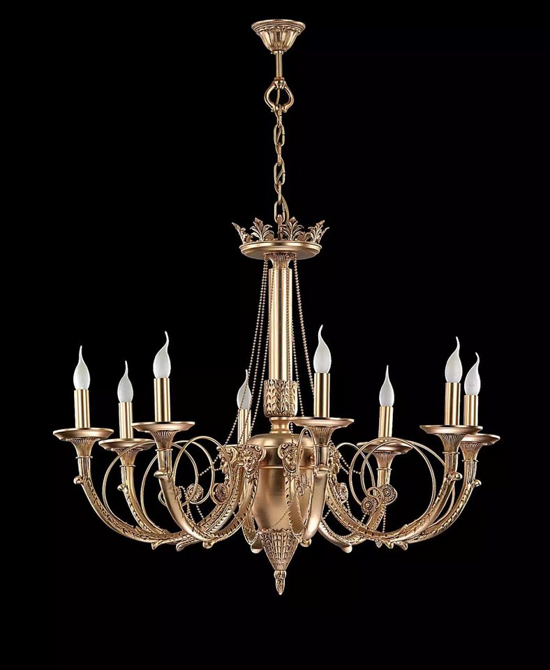 JVmoebel Kronleuchter Goldene Luxus Leuchten für Wohnzimmer - Stilvolle Deckenlampen, Made in Europa von JVmoebel