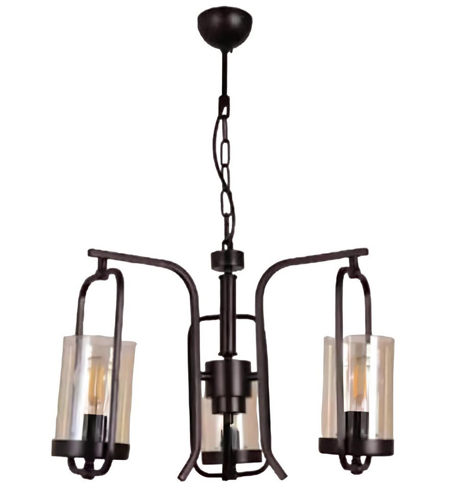 JVmoebel Hängeleuchte Loft Wohnzimmer Deckenlampe Luster Glass Schlafzimmer schwarz, Made in Europa JVmoebel Hängeleuchte Loft Wohnzimmer Deckenlampe Luster Glass Schlafzimmer schwarz, Made in Europa von JVmoebel