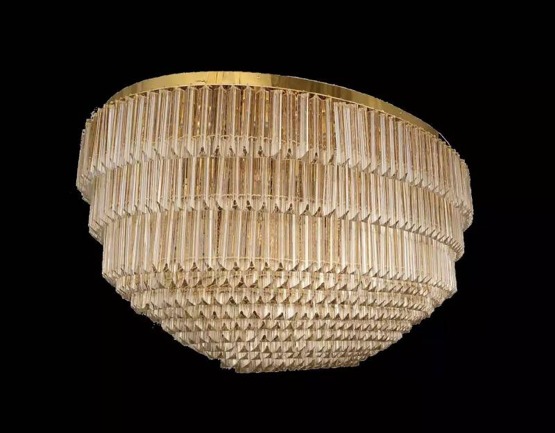 JVmoebel Kronleuchter Luxus Kronleuchter Decke new Wohnzimmer Farbe Gold, Leuchtmittel wechselbar, Made in Europa von JVmoebel