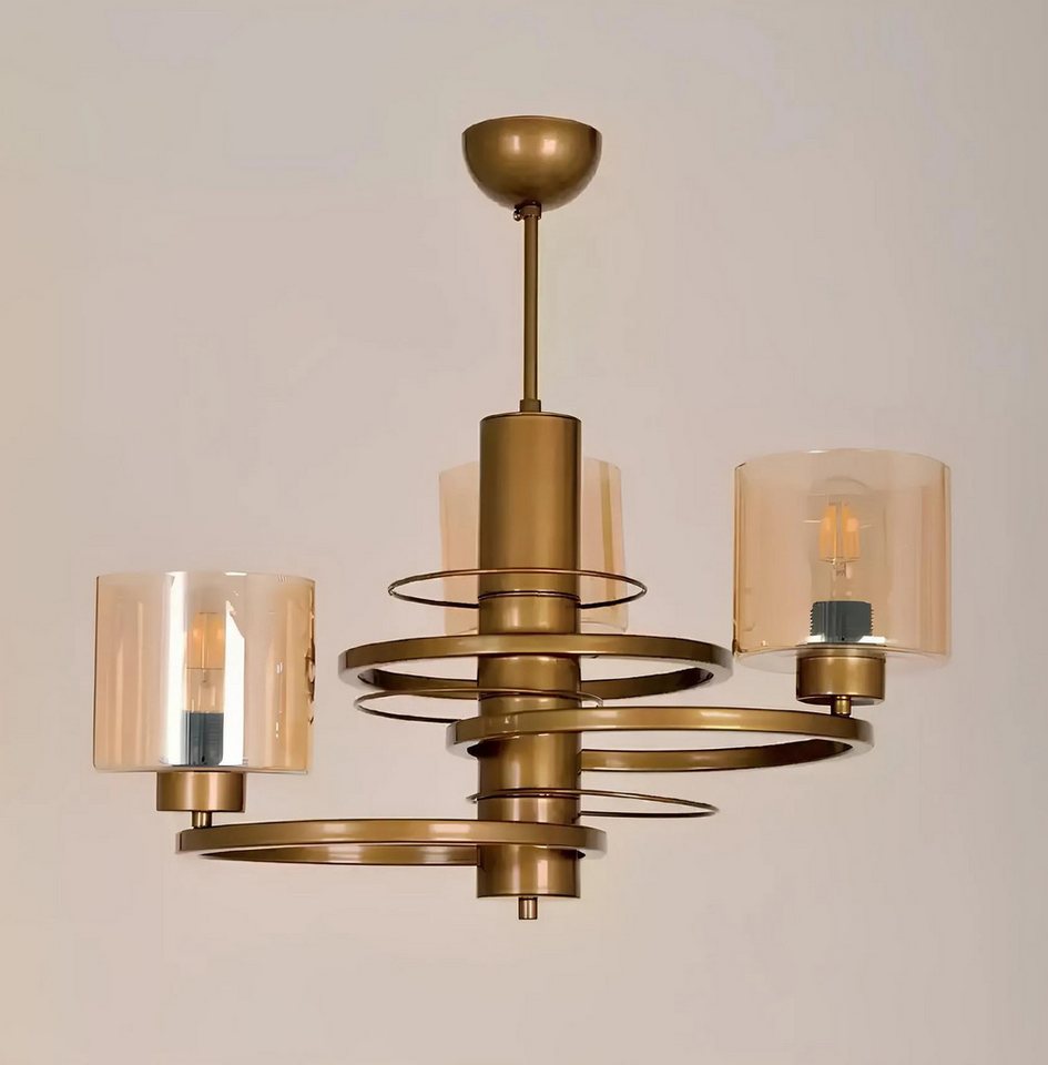JVmoebel Hängeleuchte Luxus Kronleuchter Wohnzimmer Luster Glas Deckenlampe Hängeleuchte, Keine Funktionen, Leuchtmittel wechselbar, Made in Europa JVmoebel Hängeleuchte Luxus Kronleuchter Wohnzimmer Luster Glas Deckenlampe Hängeleuchte, Keine Funktionen, Leuchtmittel wechselbar, Made in Europa von JVmoebel
