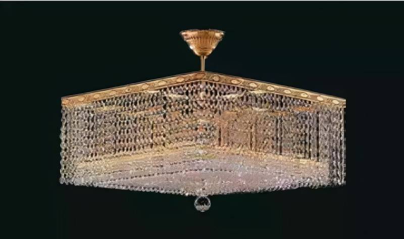JVmoebel Kronleuchter Luxus Lüster Kronleuchter Gold Deckenleuchter Kristall Art, Keine Funktionen, Leuchtmittel wechselbar, Made in Europa von JVmoebel