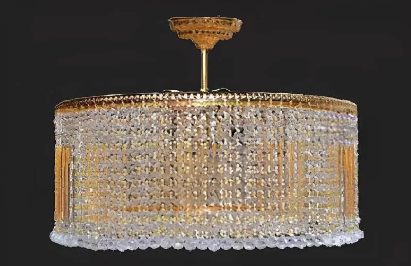 JVmoebel Kronleuchter Luxus Luster Kronleuchter Deckenleuchter Lampen Gold Leuchte, Leuchtmittel wechselbar, Made in Europa von JVmoebel