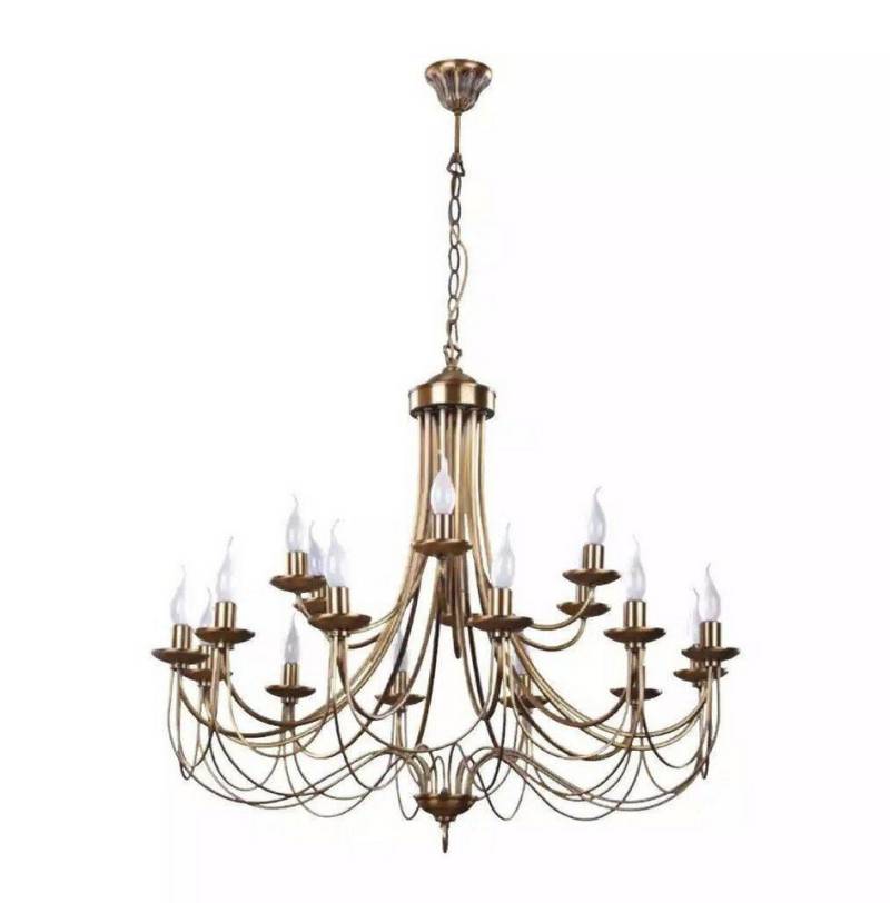 JVmoebel Kronleuchter Metall Deckenlampe Moderner Wohnzimmer Luxus Neu, Leuchtmittel wechselbar, Made in Europa von JVmoebel