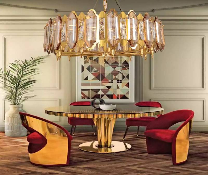 JVmoebel Kronleuchter Modern Kronleuchter Kristall Wohnzimmer Beleuchtung Deckenleuchte neu, Leuchtmittel wechselbar, Made in Europa JVmoebel Kronleuchter Modern Kronleuchter Kristall Wohnzimmer Beleuchtung Deckenleuchte neu, Leuchtmittel wechselbar, Made in Europa von JVmoebel