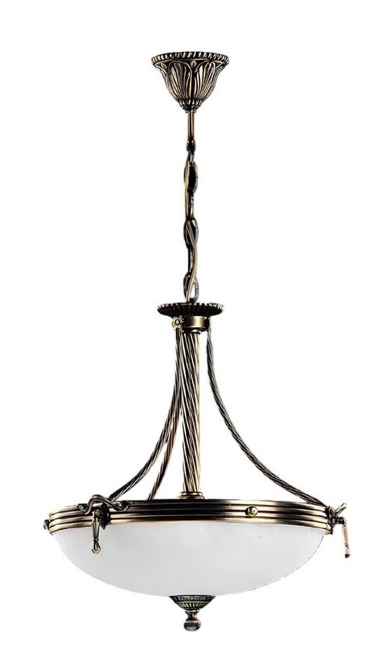 JVmoebel Hängeleuchte Modern Kronleuchter Lüster Deckenlampe Weiß Glas Lampen, Leuchtmittel wechselbar, Made in Europa von JVmoebel