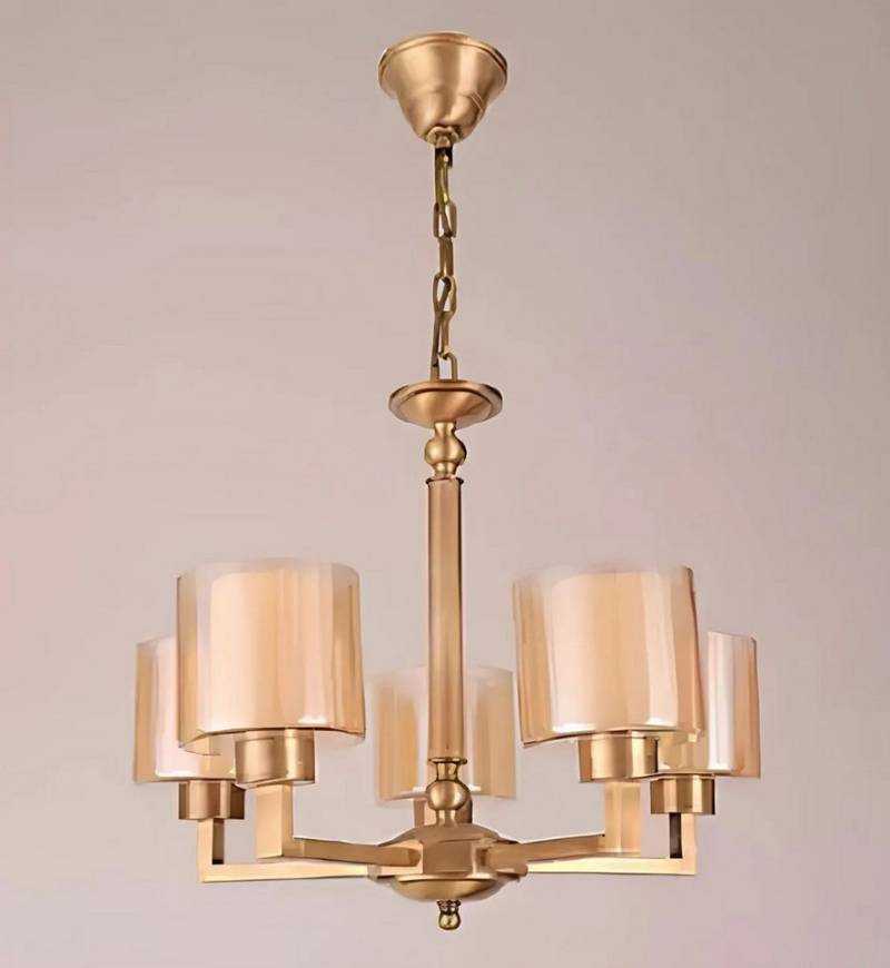 JVmoebel Kronleuchter Moderne Kronleuchter Wohnzimmer Deckenleuchte Luxus 55 x 65 cm, Leuchtmittel wechselbar, Made in Europa von JVmoebel