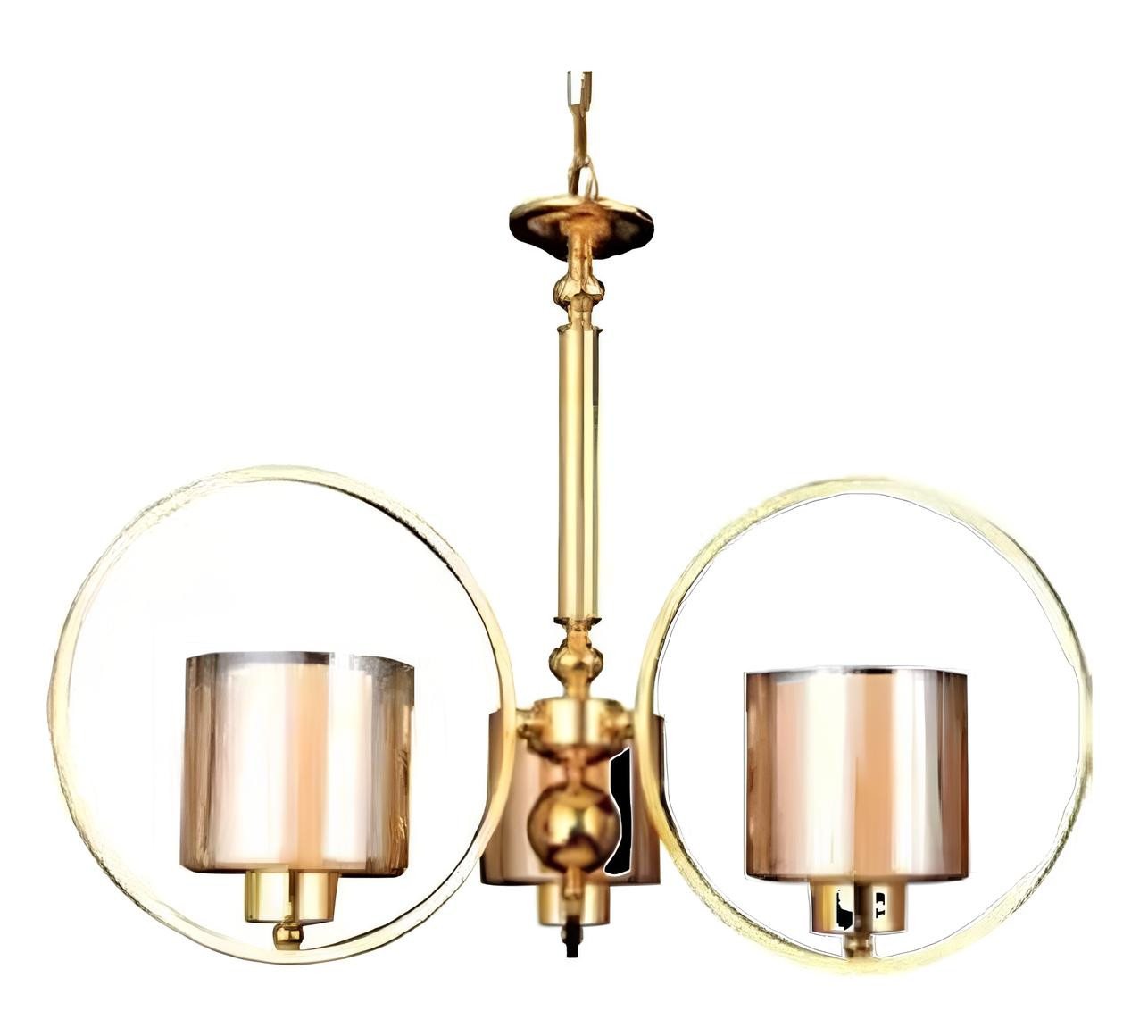 JVmoebel Kronleuchter Moderner Deckenlampe Hängeleuchte Gold Wohnzimmer, Leuchtmittel wechselbar, Made in Europa JVmoebel Kronleuchter Moderner Deckenlampe Hängeleuchte Gold Wohnzimmer, Leuchtmittel wechselbar, Made in Europa von JVmoebel