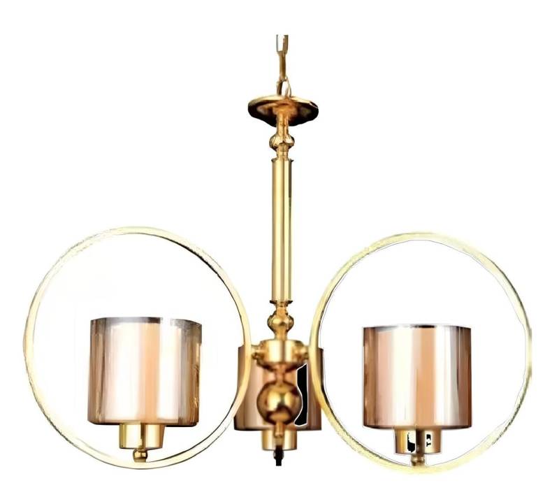 JVmoebel Kronleuchter Moderner Deckenlampe Hängeleuchte Gold Wohnzimmer, Leuchtmittel wechselbar, Made in Europa JVmoebel Kronleuchter Moderner Deckenlampe Hängeleuchte Gold Wohnzimmer, Leuchtmittel wechselbar, Made in Europa von JVmoebel
