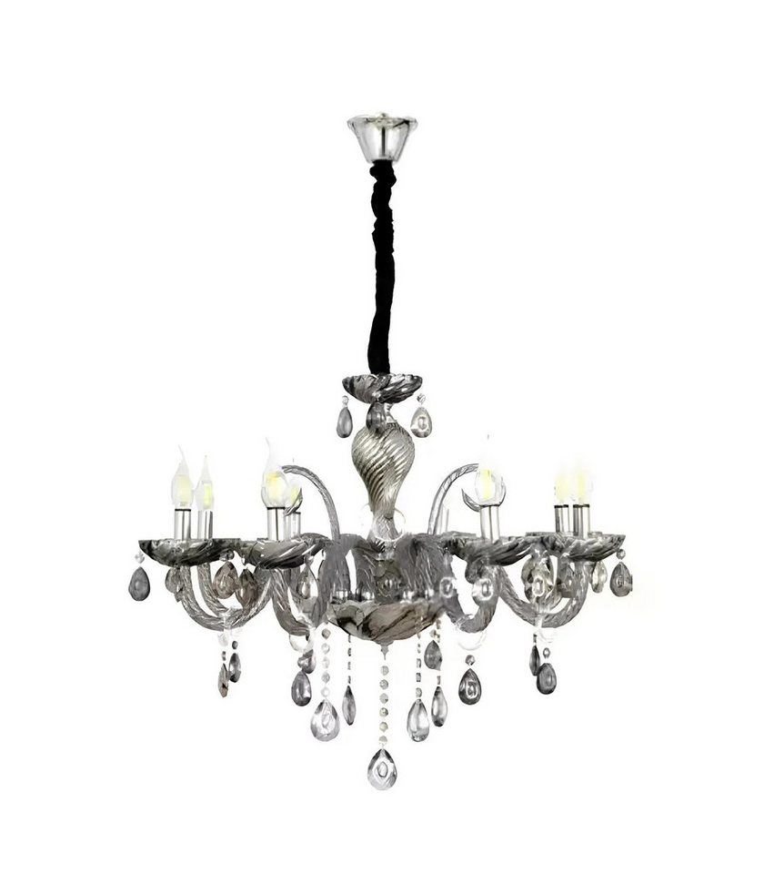 JVmoebel Hängeleuchte Silber Hängeleuchte Glas im Wohnzimmer Schick Luxus, Leuchtmittel wechselbar, Made in Europa JVmoebel Hängeleuchte Silber Hängeleuchte Glas im Wohnzimmer Schick Luxus, Leuchtmittel wechselbar, Made in Europa von JVmoebel