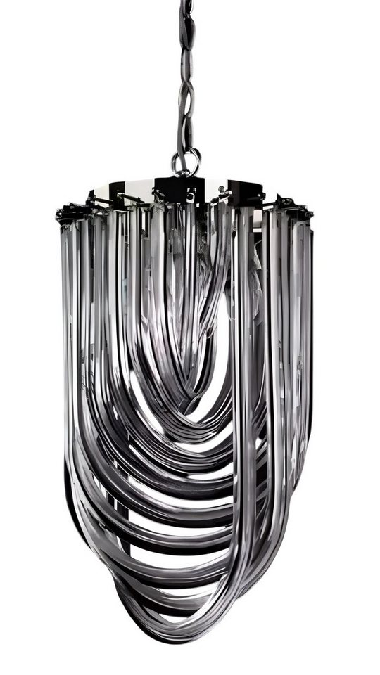 JVmoebel Hängeleuchte Transparent Kronleuchter Deckenleuchte Luxus Lustre neu Wohnzimmer, Leuchtmittel wechselbar, Made in Europa von JVmoebel