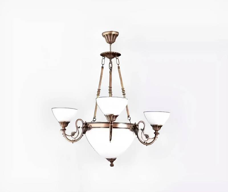 JVmoebel Kronleuchter Weiß Deckenlampe Deckenleuchter Kronleuchter Lampe Lüster Glas, Leuchtmittel wechselbar, Made in Europa JVmoebel Kronleuchter Weiß Deckenlampe Deckenleuchter Kronleuchter Lampe Lüster Glas, Leuchtmittel wechselbar, Made in Europa von JVmoebel