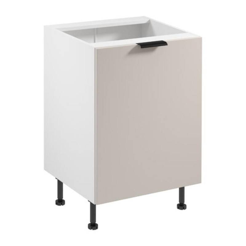 JVmoebel Unterschrank Basisunterschrank Küchenschrank Einfachtürig Weiß Holz 80 cm (1-St) Made in Europe von JVmoebel
