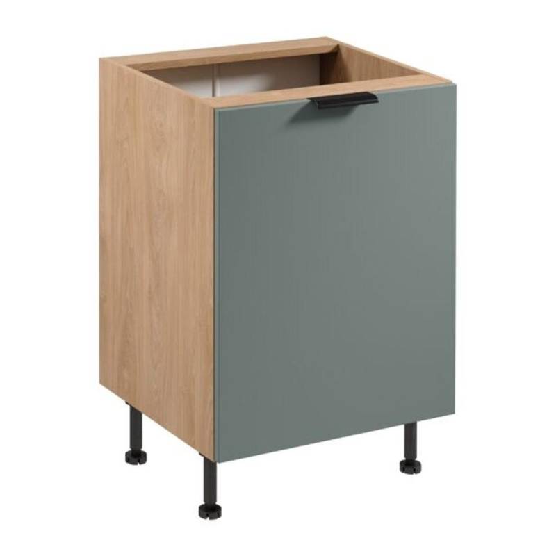 JVmoebel Unterschrank Einfachtüriger Küchenschrank Unterschrank Holz Beige Sockelschrank (1-St) Made in Europe von JVmoebel