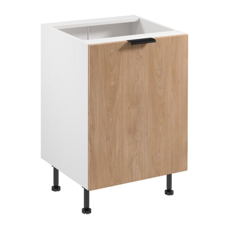 JVmoebel Unterschrank Einzeltür Küchenschrank Weiß Holz Stauraummodul für Küchenzeile (1-St) Made in Europe von JVmoebel